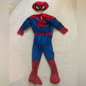 3T Spiderman costume with mask